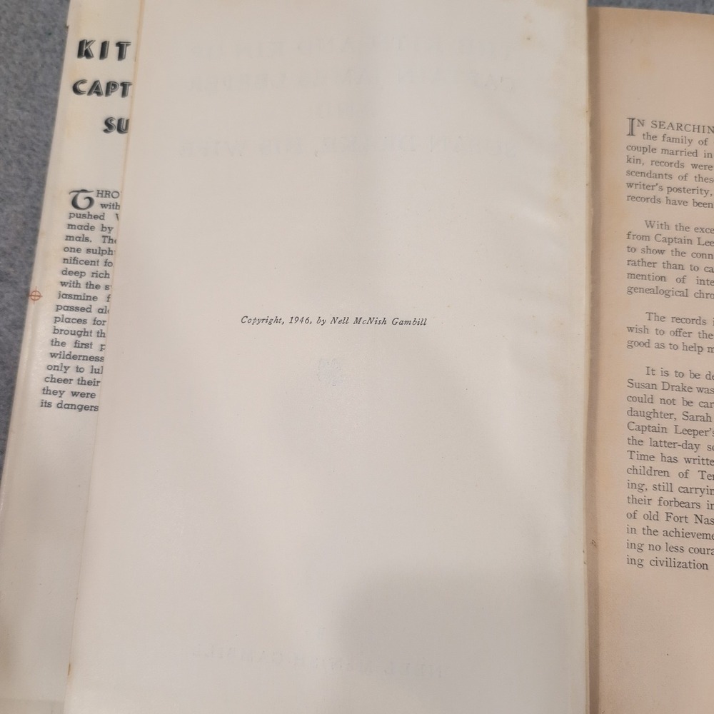 The Kith and Kin of Capt James Leeper and Susan Drake 1946 Genealogy Book - Picture 5 of 6